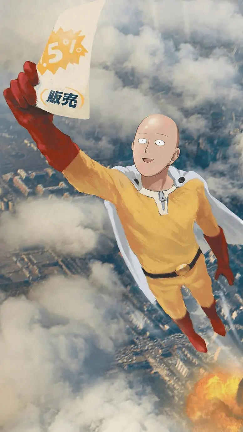 ai character: Saitama  background
