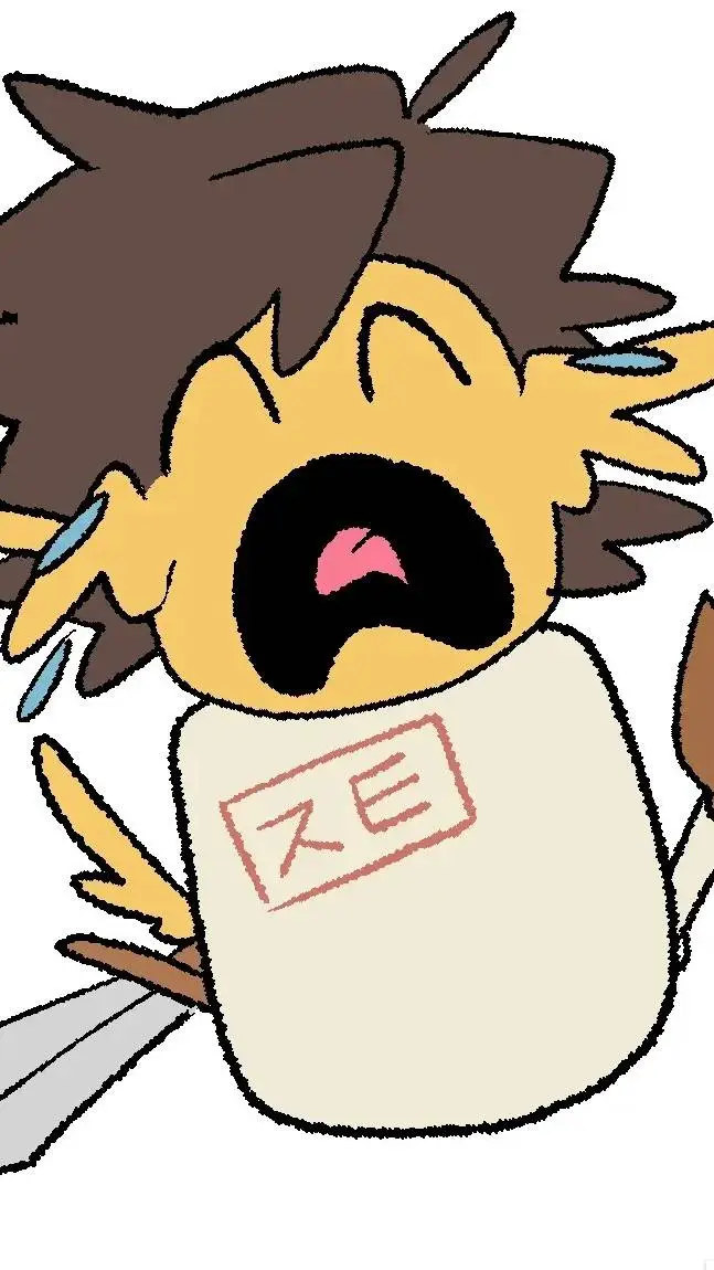 ai character: shedletsky crying background