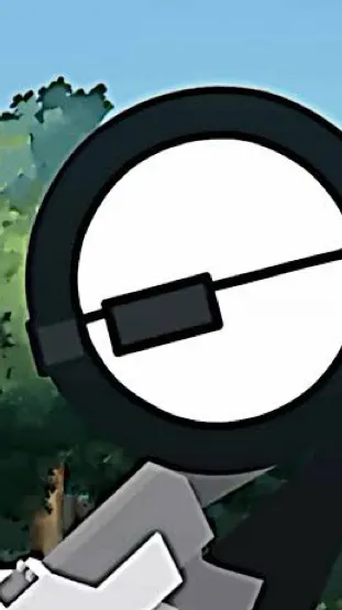 ai character: Black background