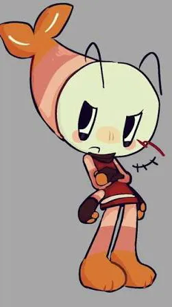 ai character: Shrimpo background