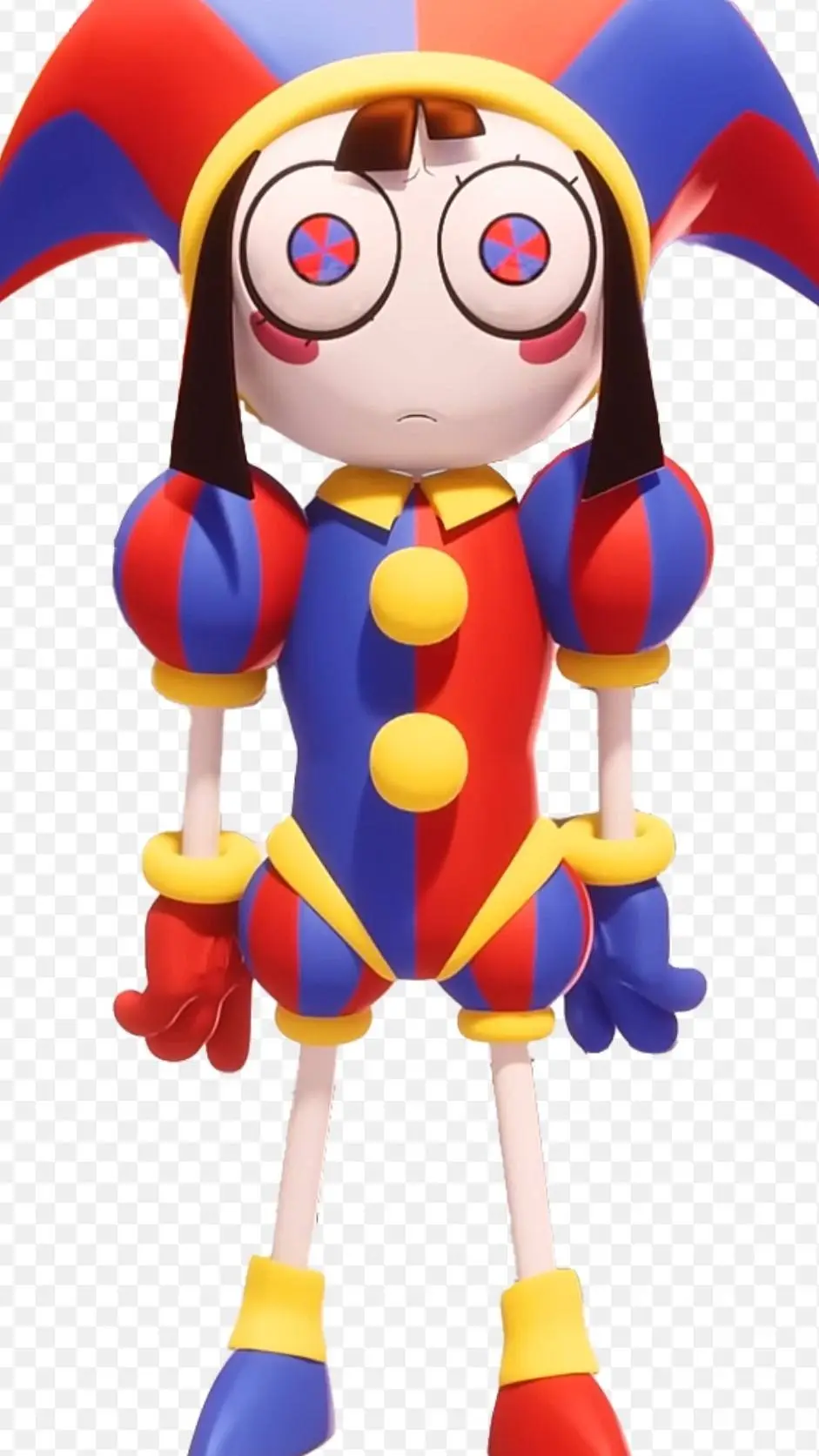 ai character: Pomni🤪❤️ background
