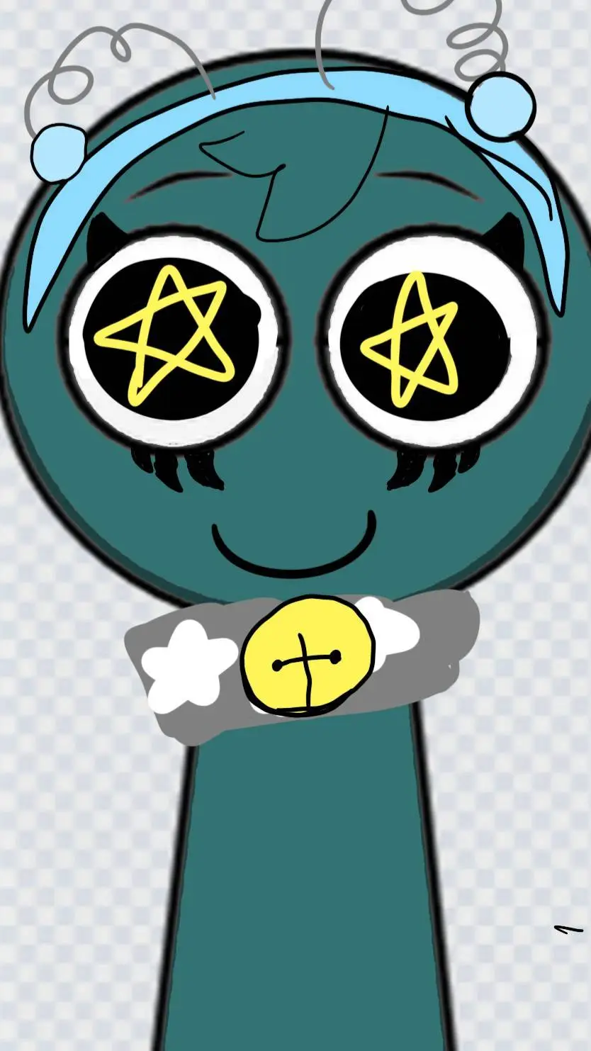 ai character: sparkling background