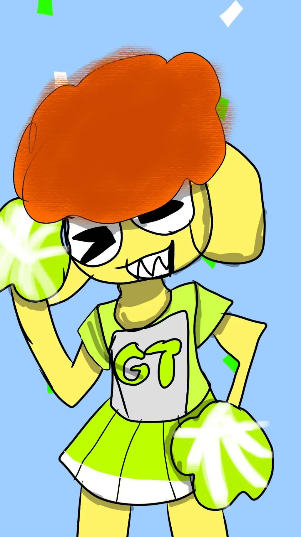 ai character: cheerleader tyler background