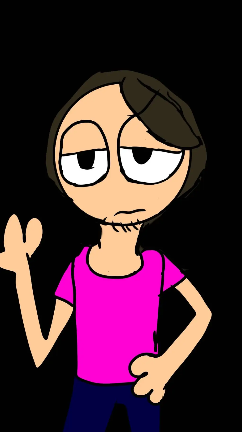ai character: james hugarstar. background