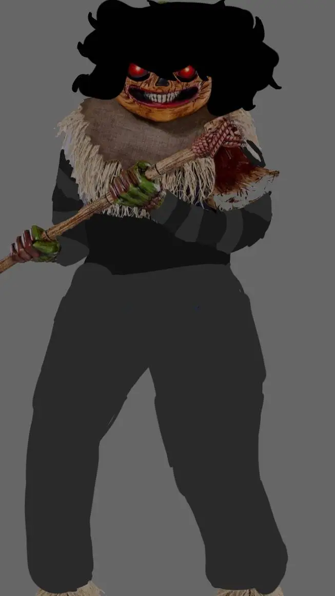 ai character: pumpkin punisher background
