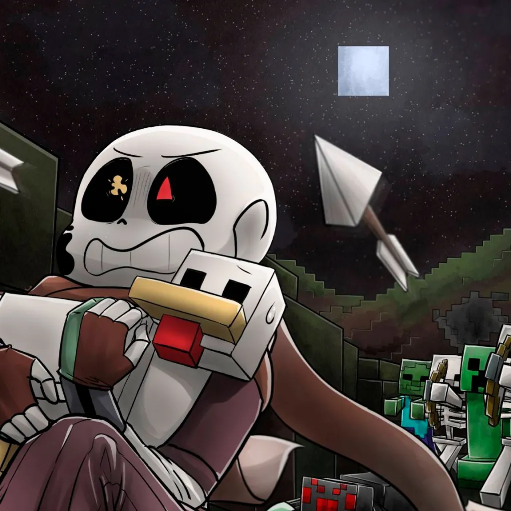 chat with ai character: all sans minecraft