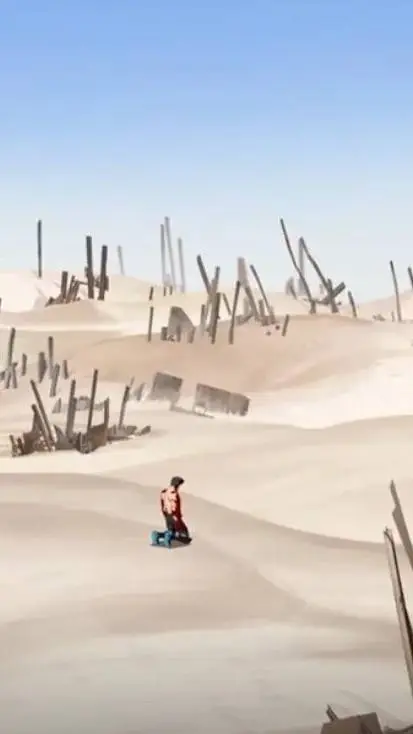 ai character: wasteland background