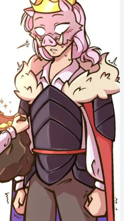 ai character: 👑technoblade👑 background