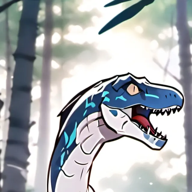 chat with ai character: indoraptor y blue 