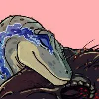 chat with ai character: indoraptor x blue2