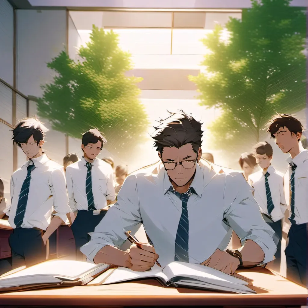 chat with ai character: school