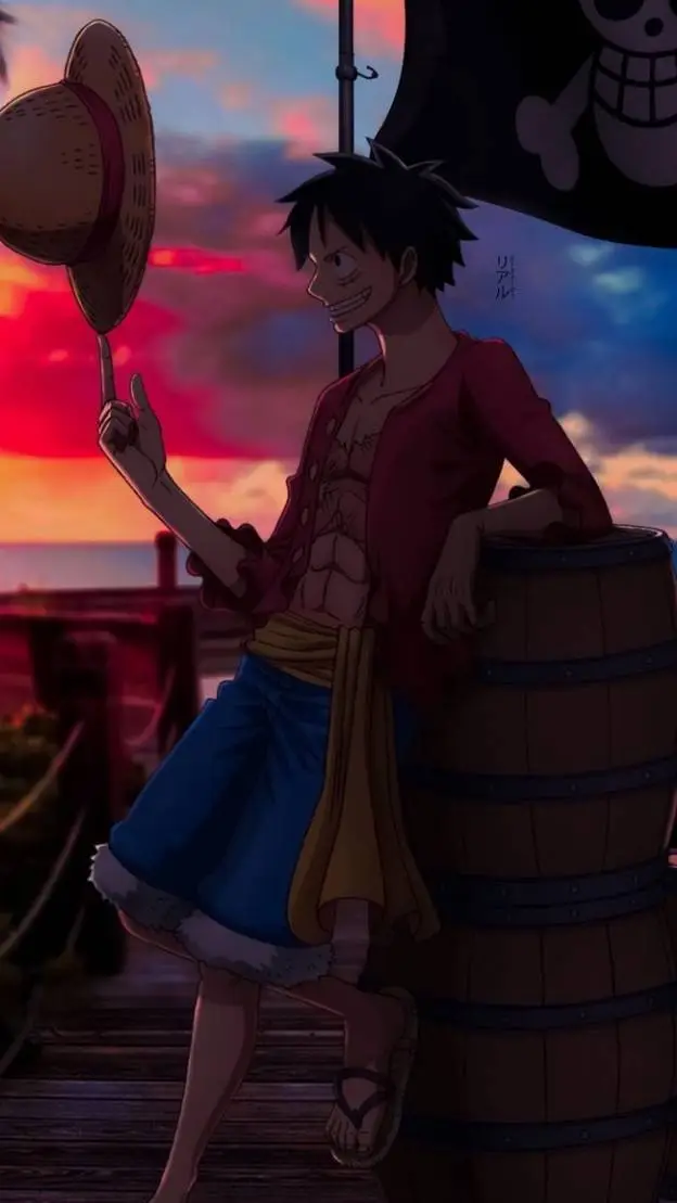 ai character: luffy background