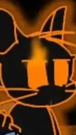 ai character: B Jerry Nightmare background