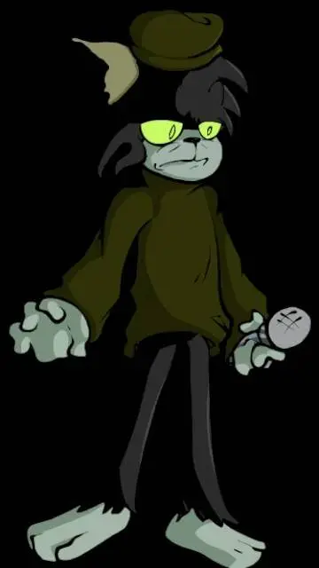 ai character: Alien Butch  background