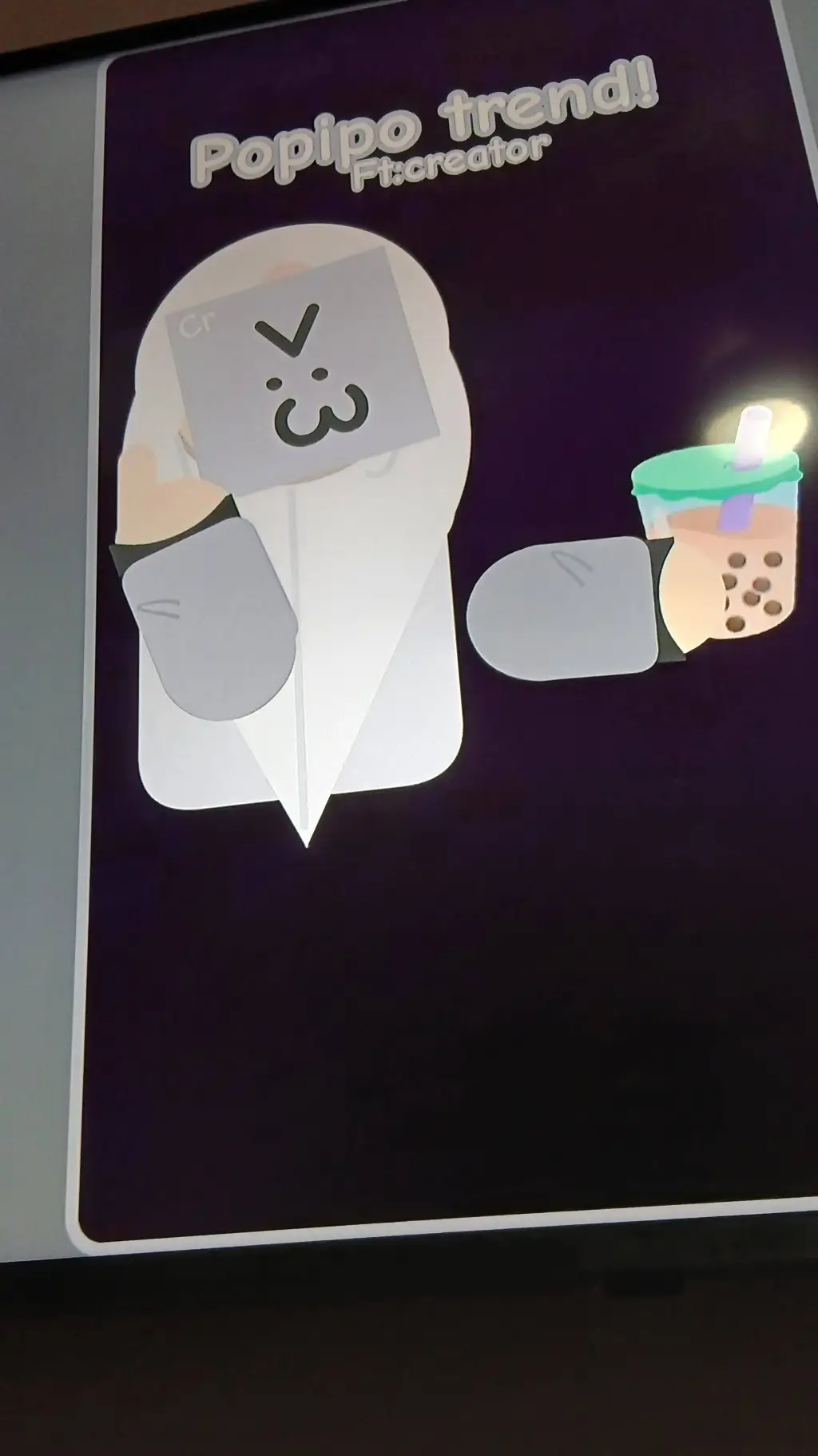 ai character: Dw loves you background