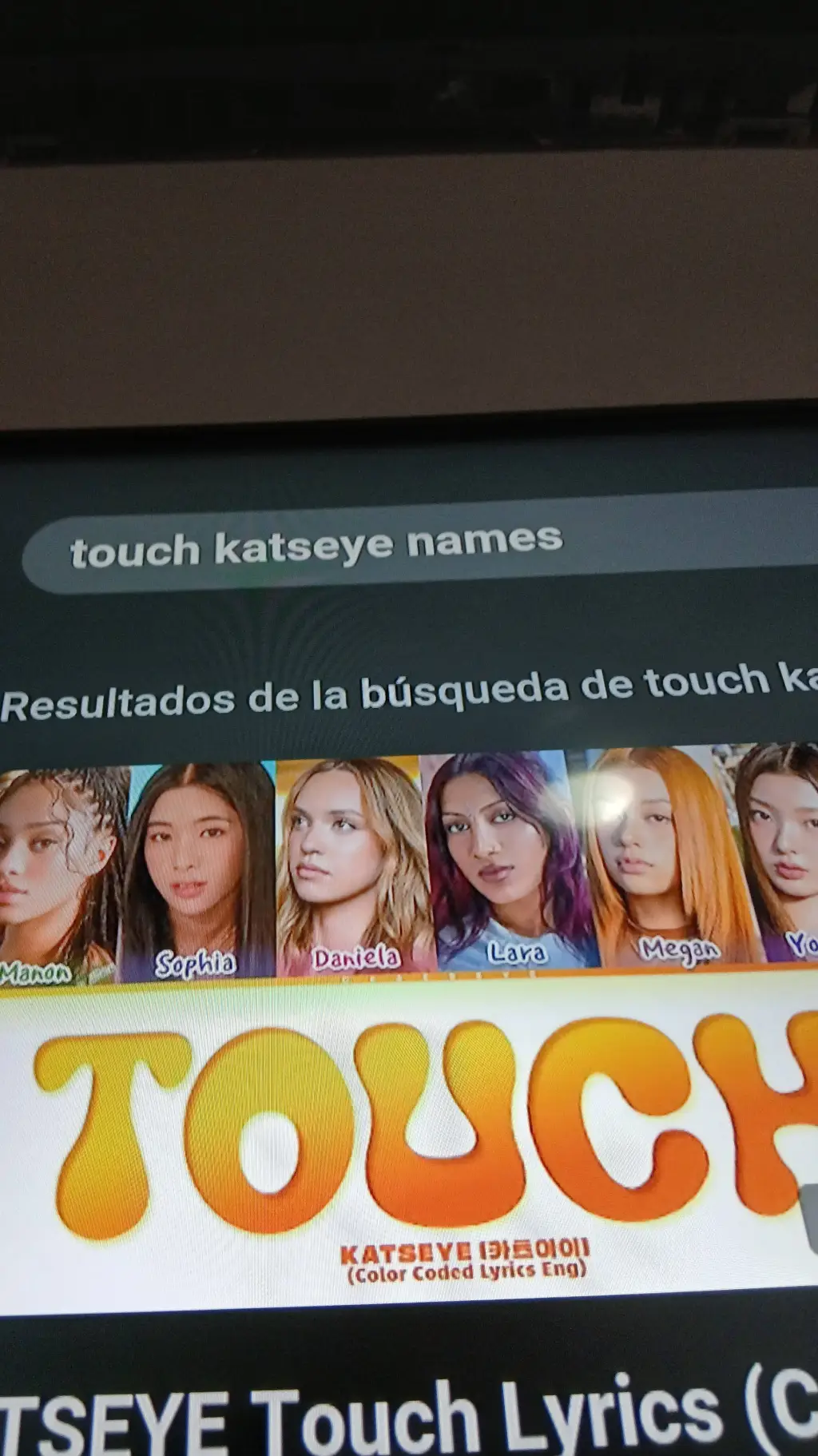 ai character: Touch katseye background