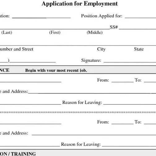 chat with ai character: Job form