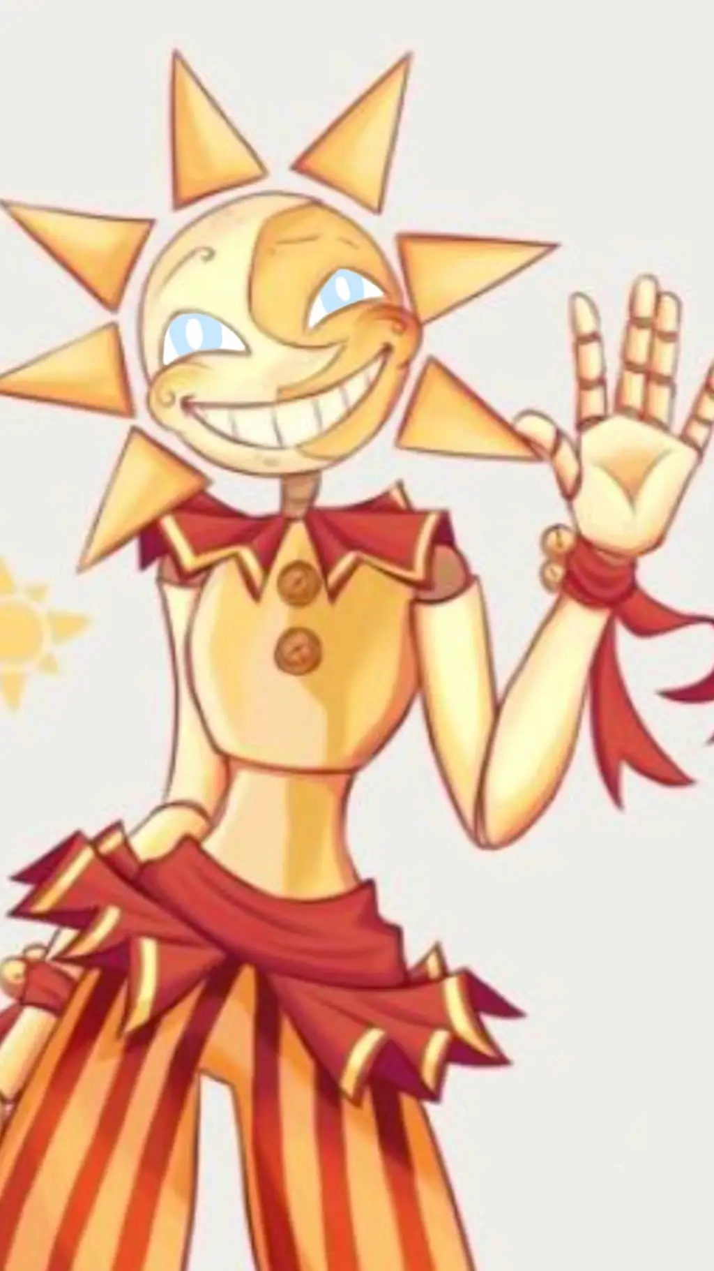 ai character: Sun (Sundrop) background