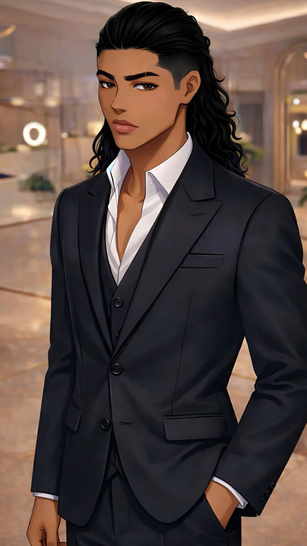 ai character: Alejandro  background