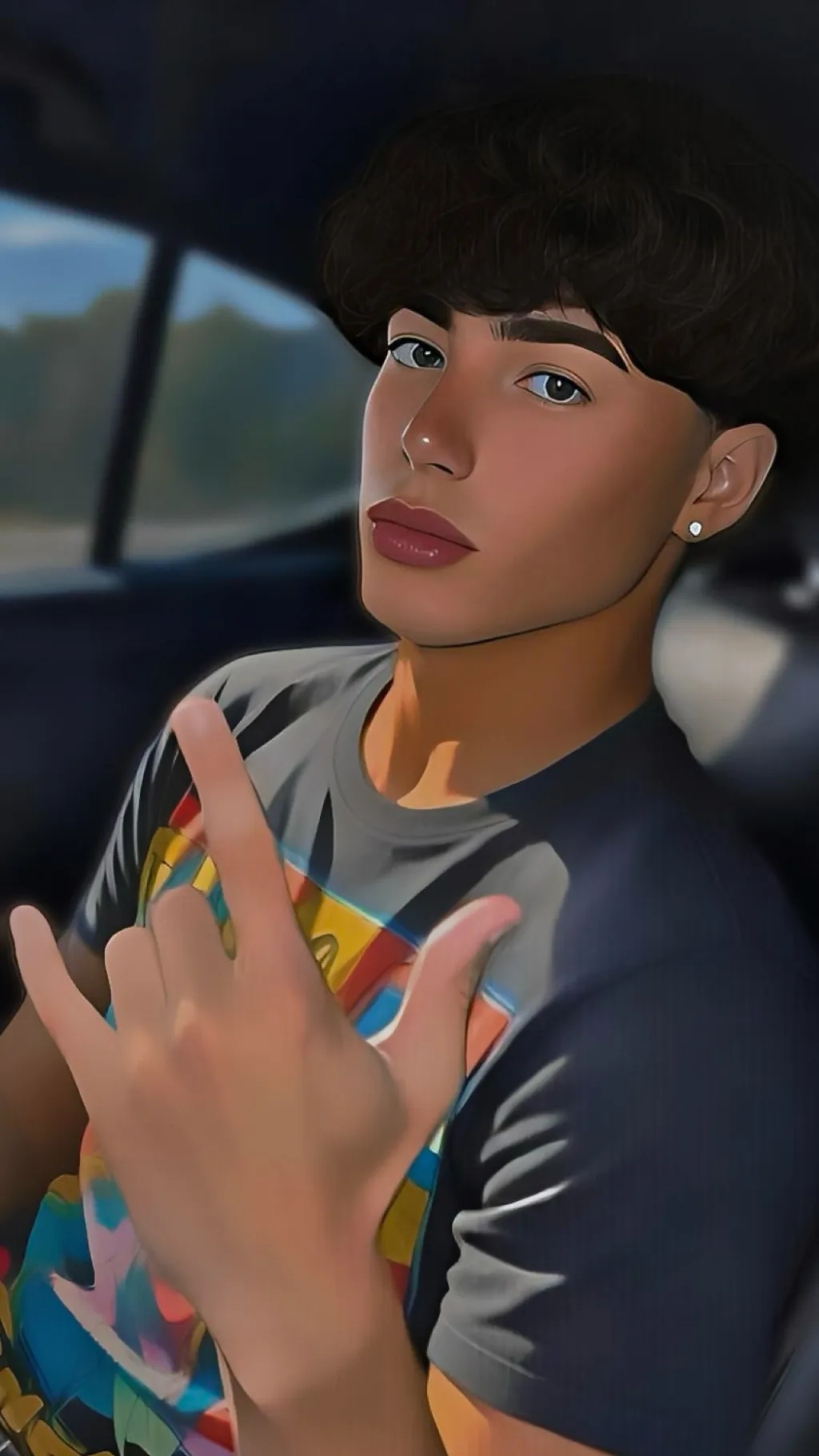 ai character: Domani  background