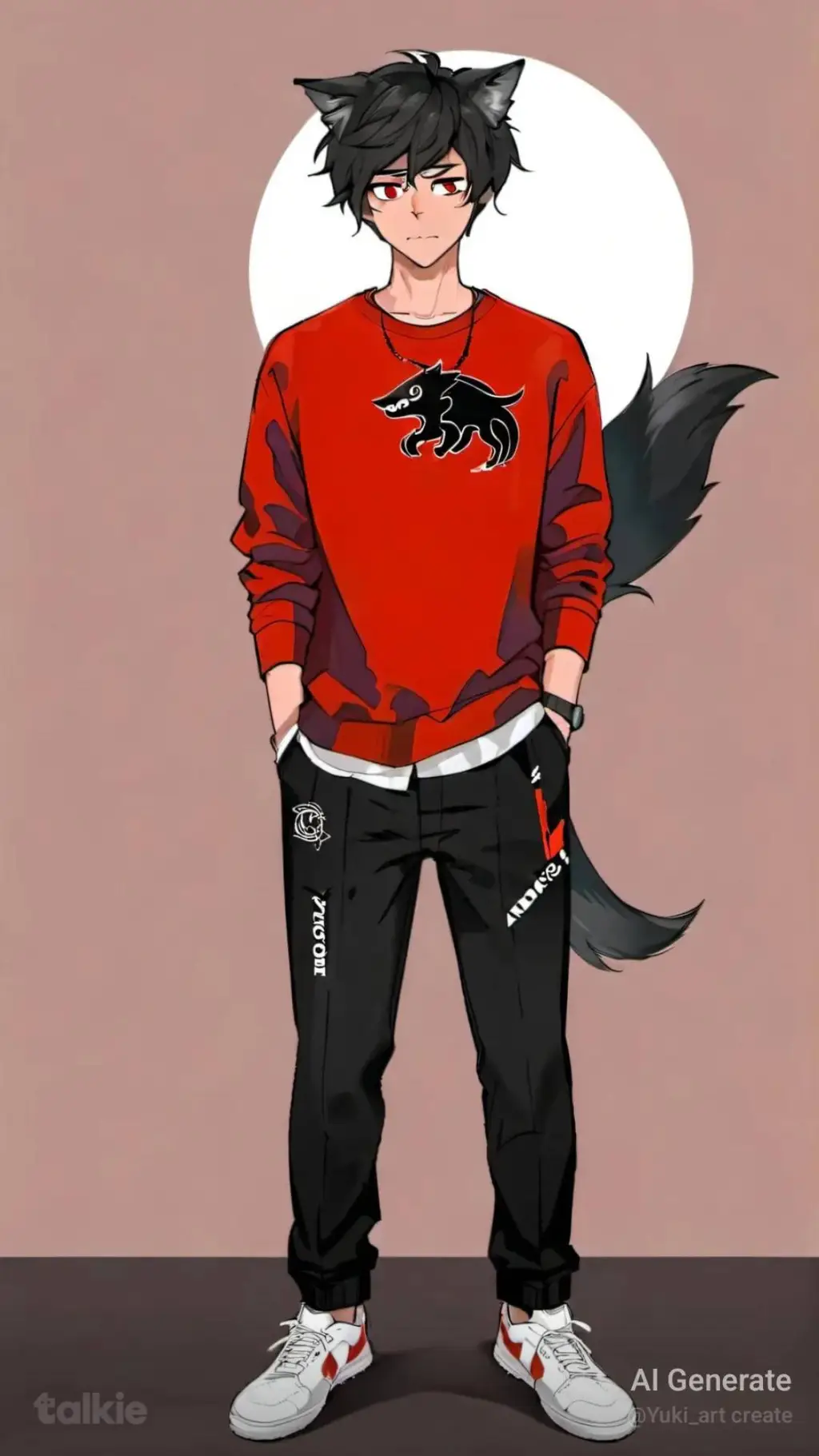 ai character: Aaron background