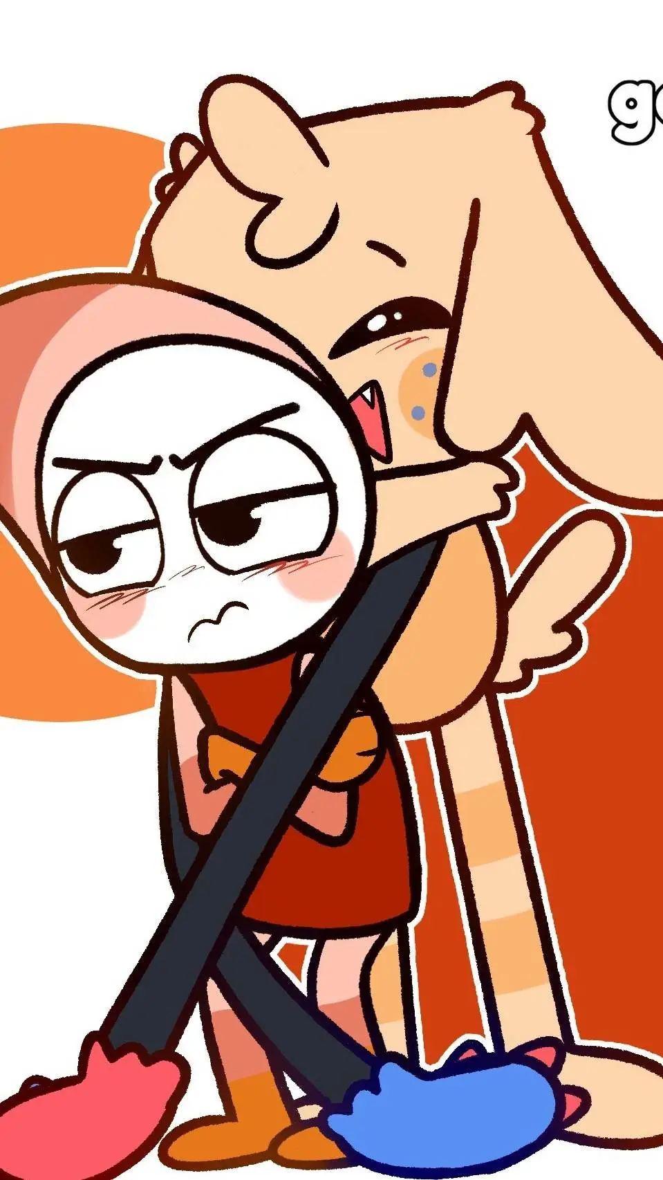 ai character: Goob X Shrimpo background