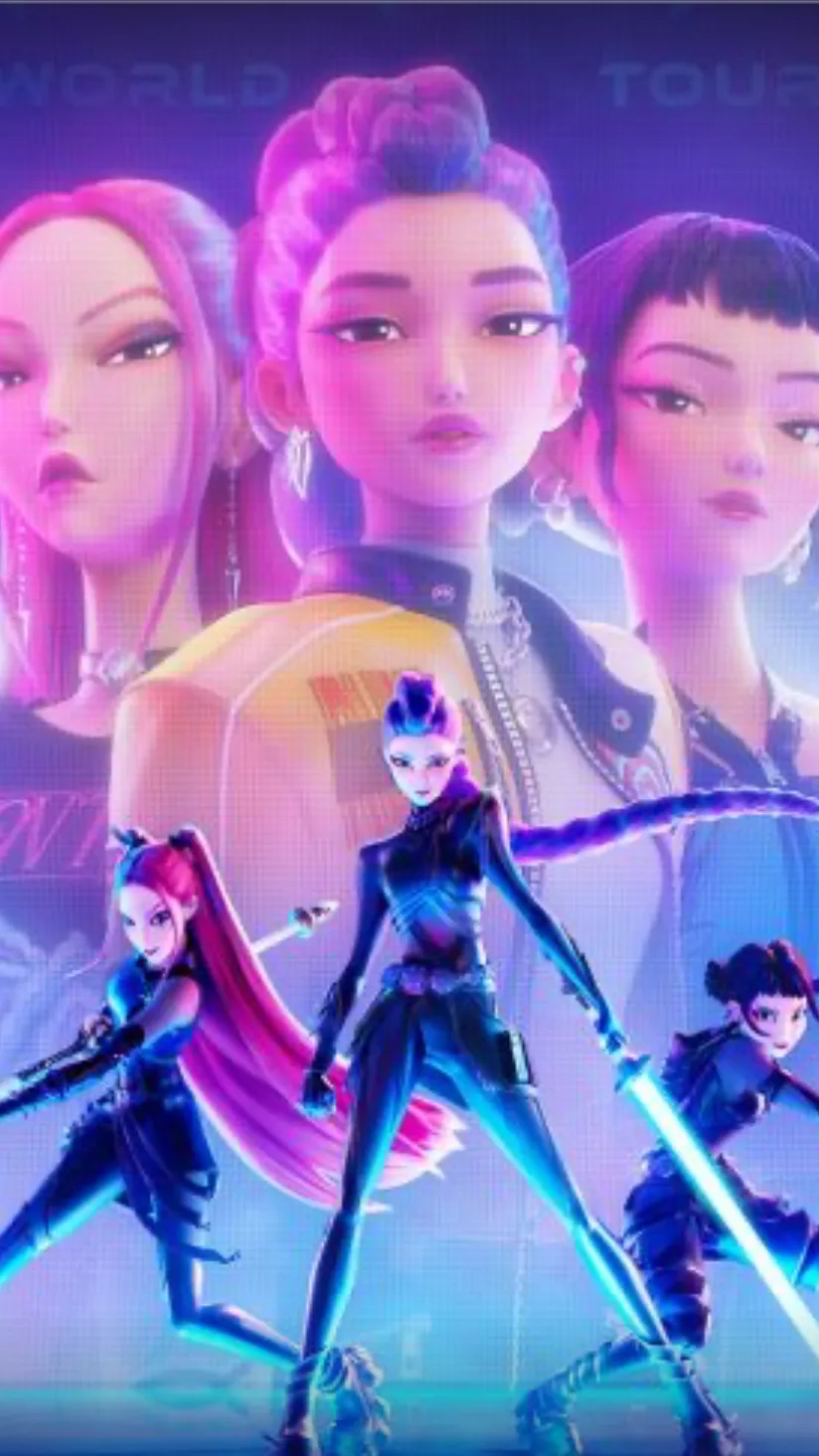 ai character: Huntrix background