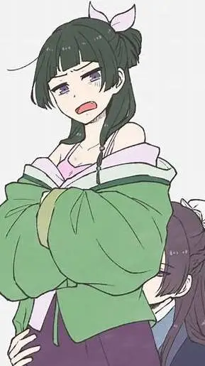 ai character: maomao embarazo  background
