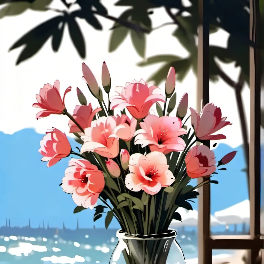 chat with ai character: flowers