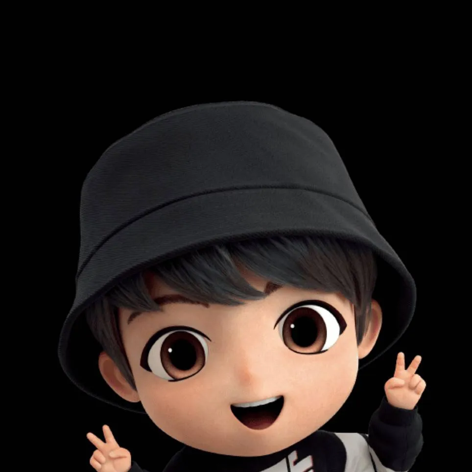chat with ai character: tiny tan jungkook 