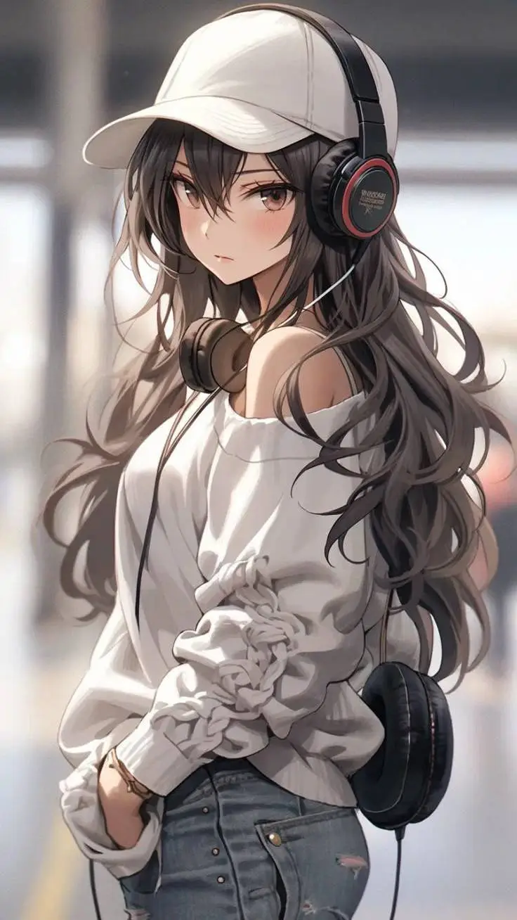 ai character: crystal background