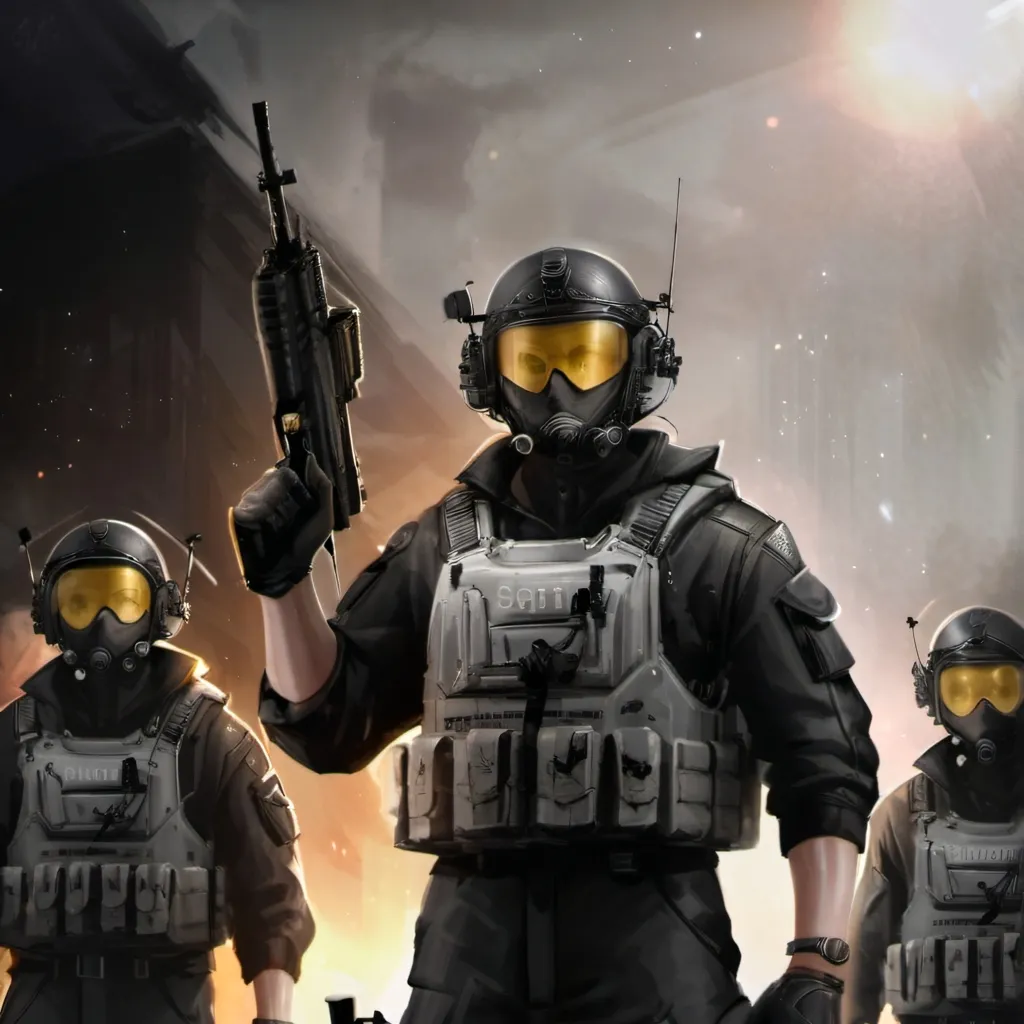 chat with ai character: The SWAT team