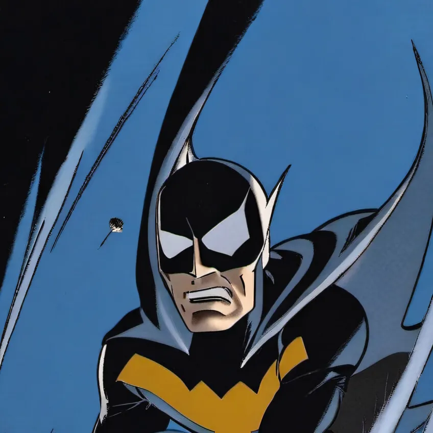 chat with ai character: The yellow Batman 