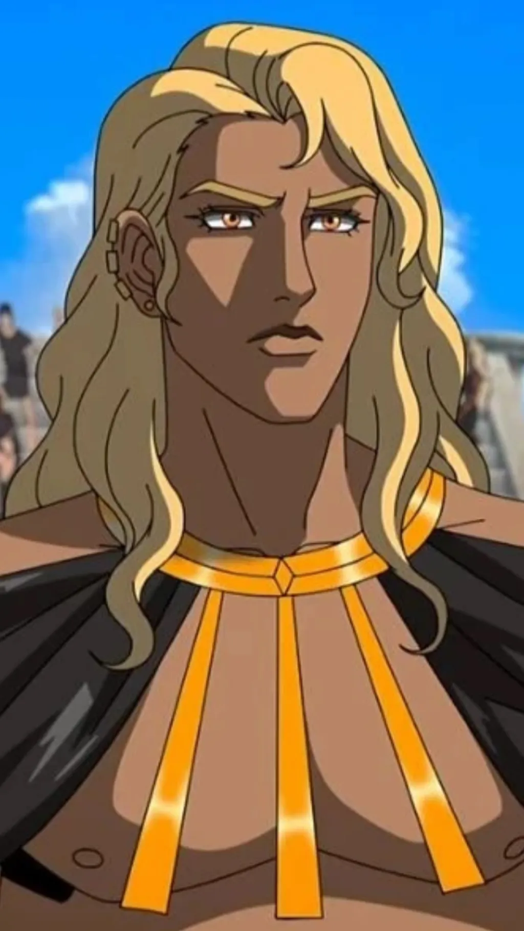 ai character: Apollo  background