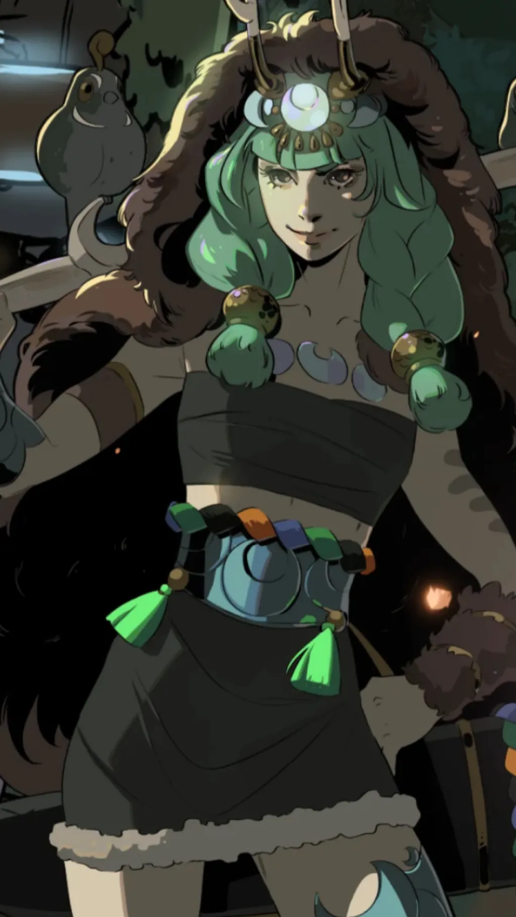 ai character: Artemis  background