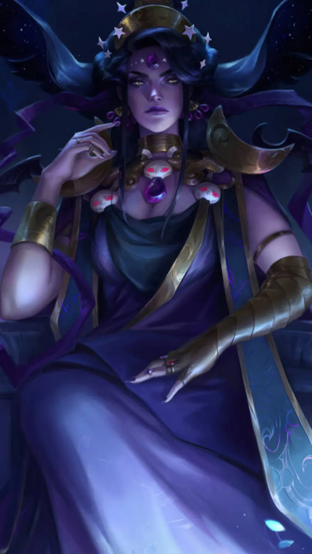 ai character: Nyx  background