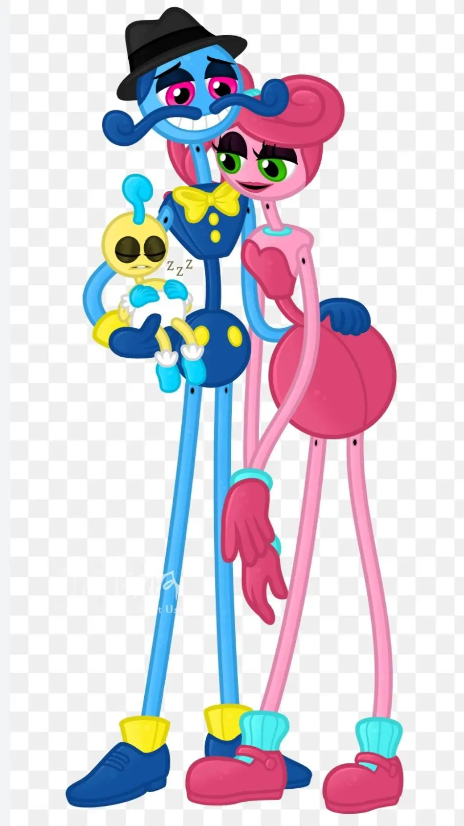 ai character: the longlegs fam. background