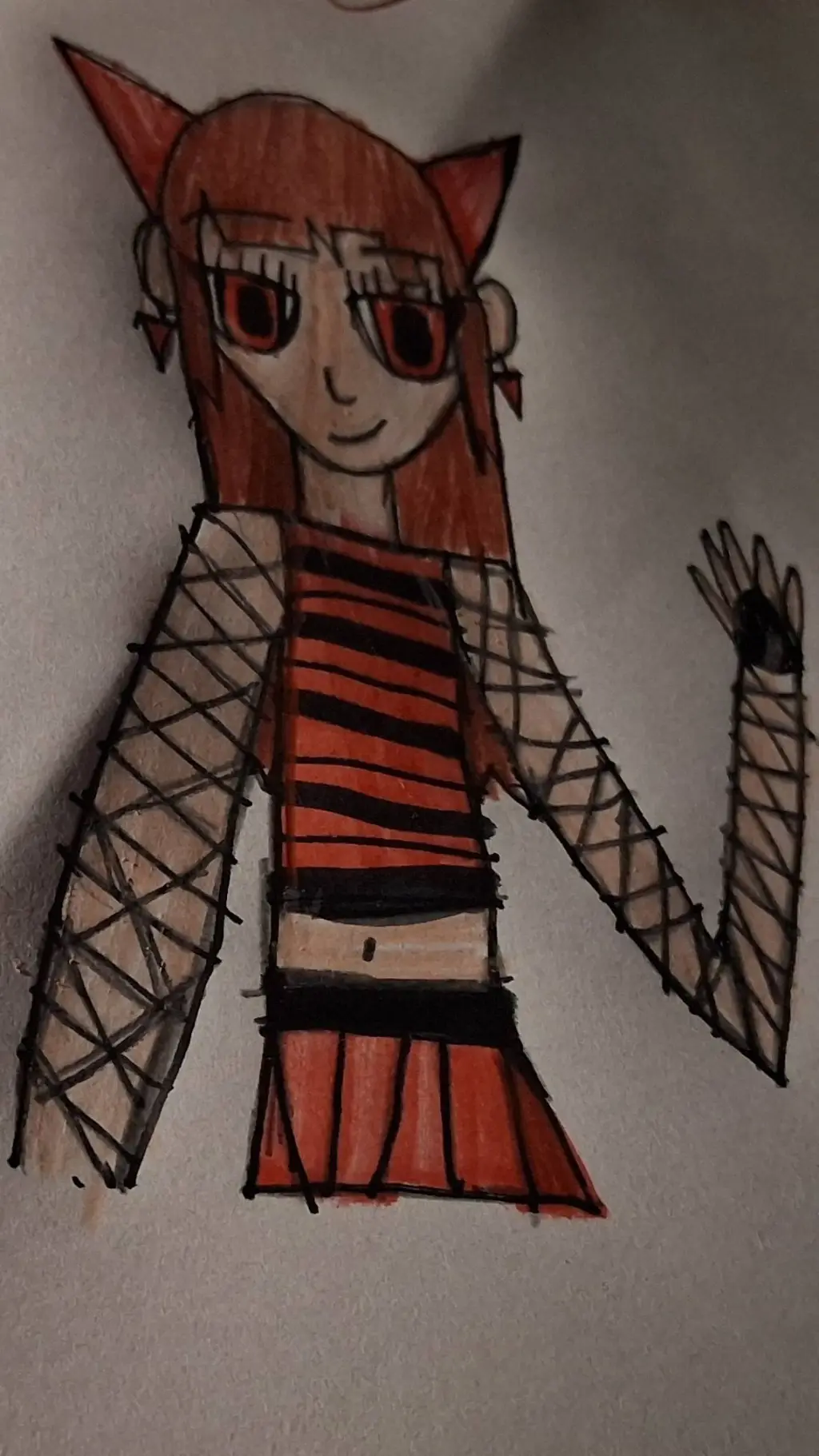 ai character: hybrid highschool background