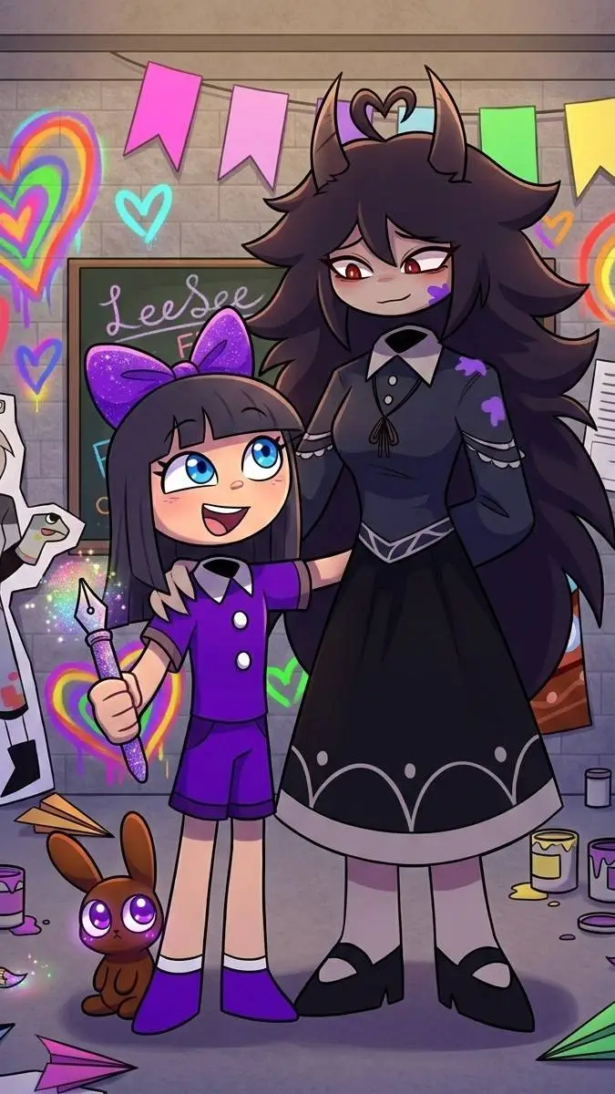 ai character: you r alices sis?! background