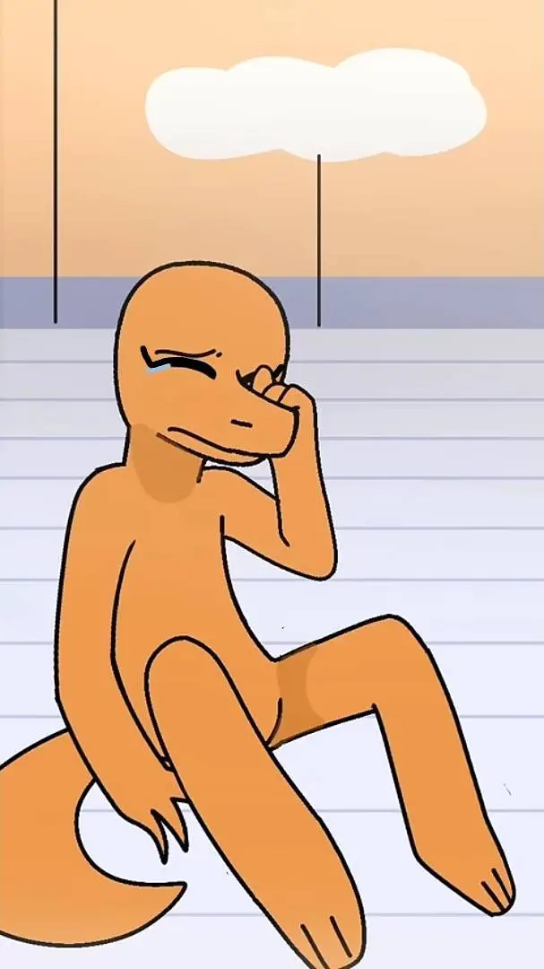 ai character: orange protects u background