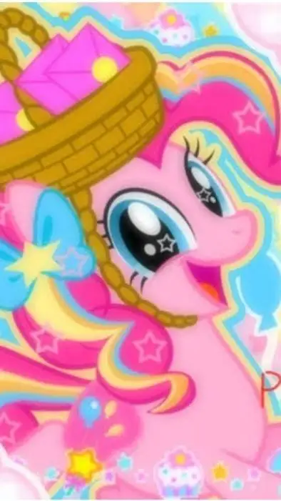 ai character: pinkie pie!  background