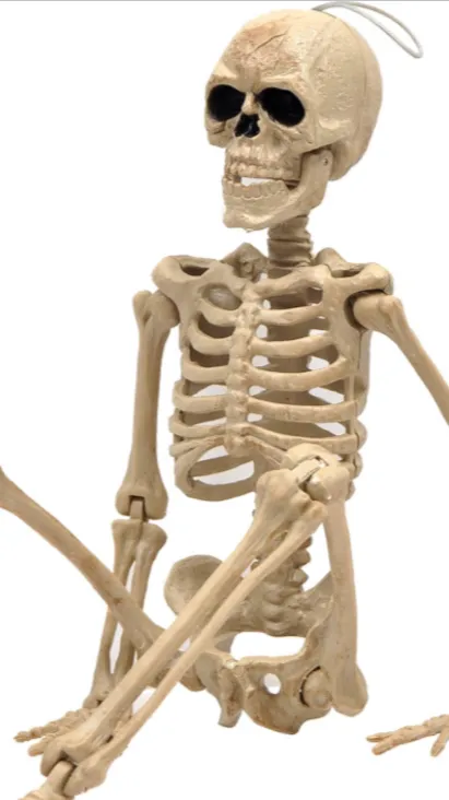 ai character: skeleton. background