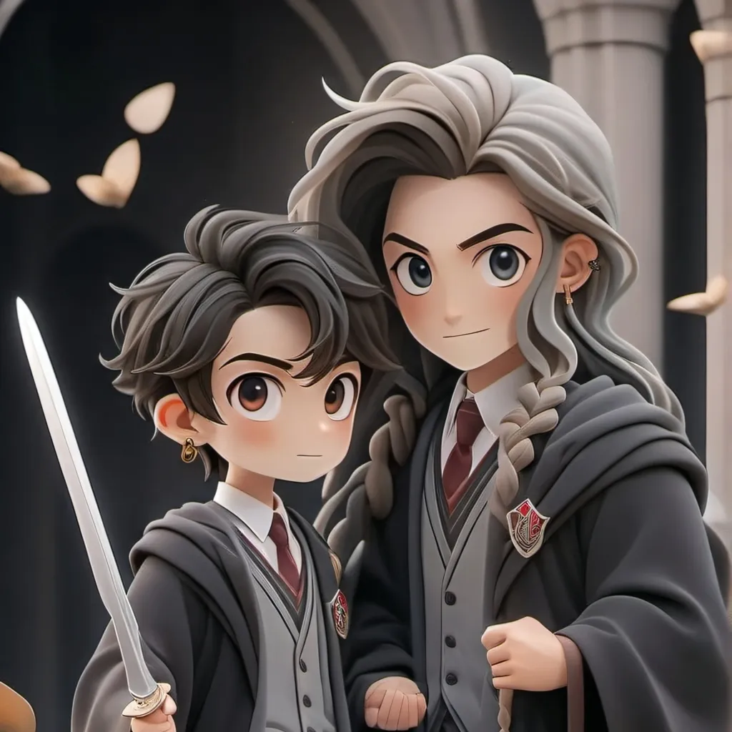 chat with ai character: hp vs pjo fight