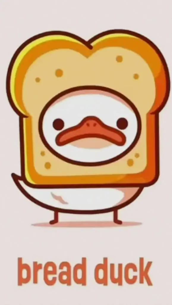 ai character: Bread Duck background