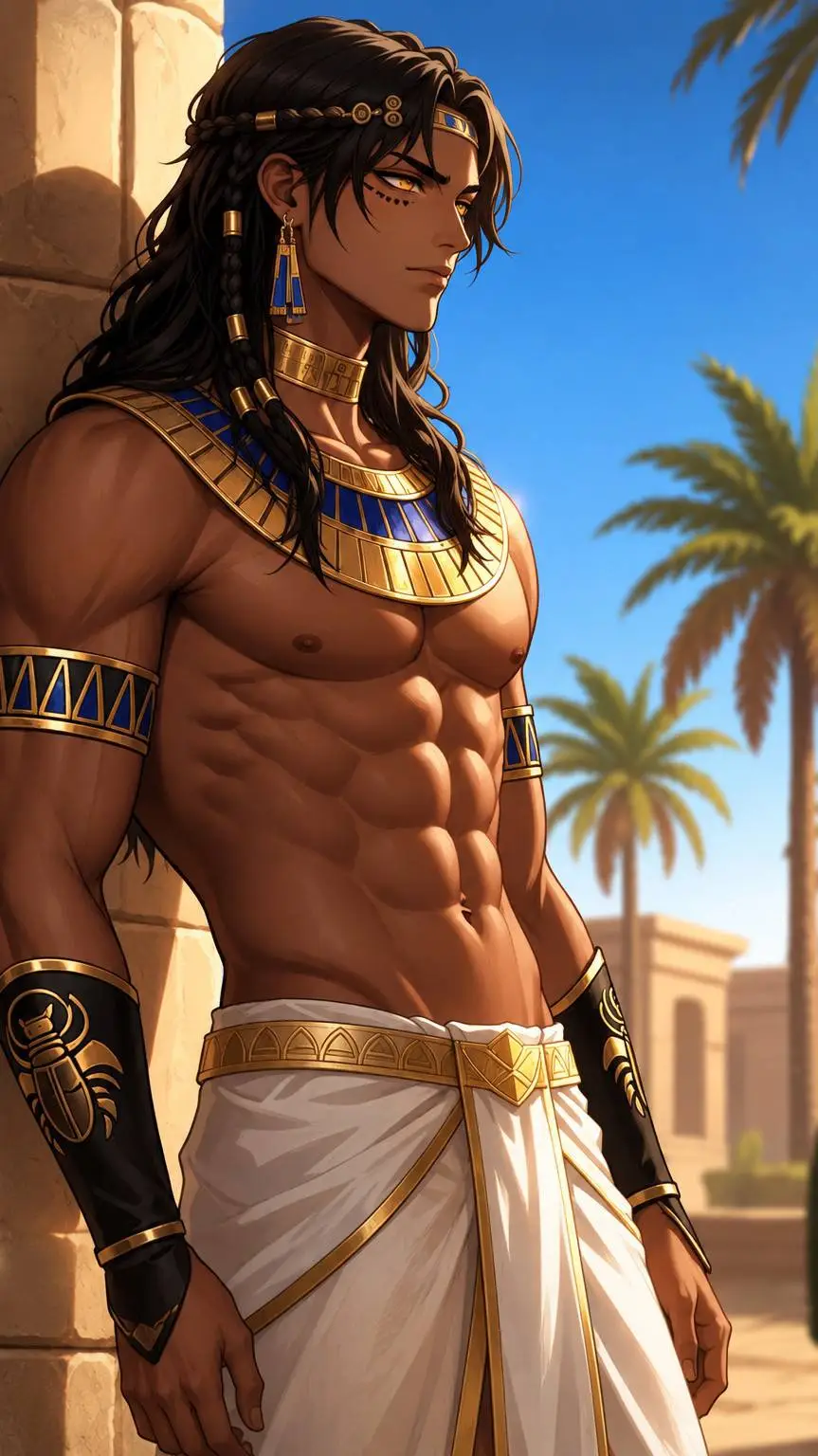 ai character: Amun background