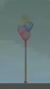 ai character: balloning Staff  background