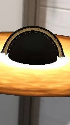 ai character: Black hole background