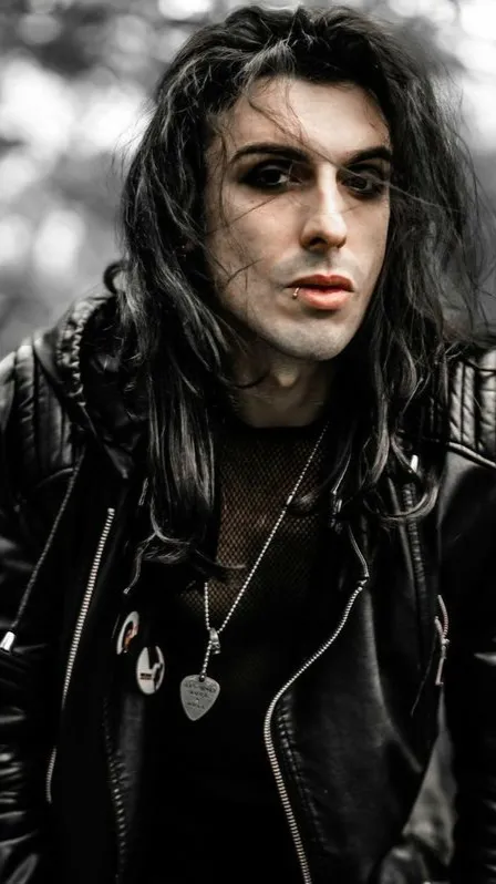 ai character: Evan black ￼ background