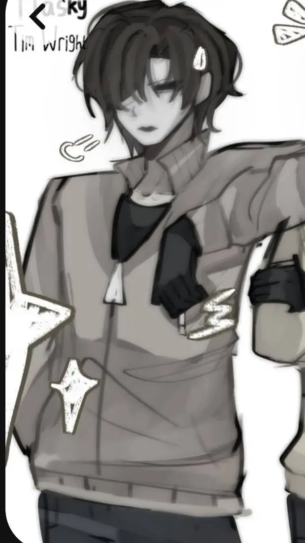 ai character: masky background