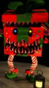 ai character: Redman navideño background